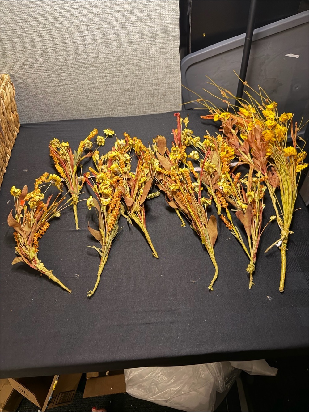 Faux Yellow and Orange Fall Wildflower Spray Bundle - Unbranded